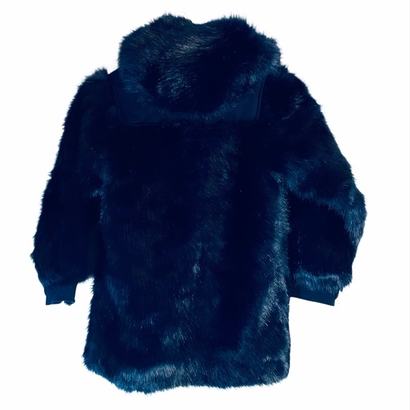 LITTLE MARC JACOBS*Navy Fur Hooded Warm Coat*$589 - Picture 7 of 8